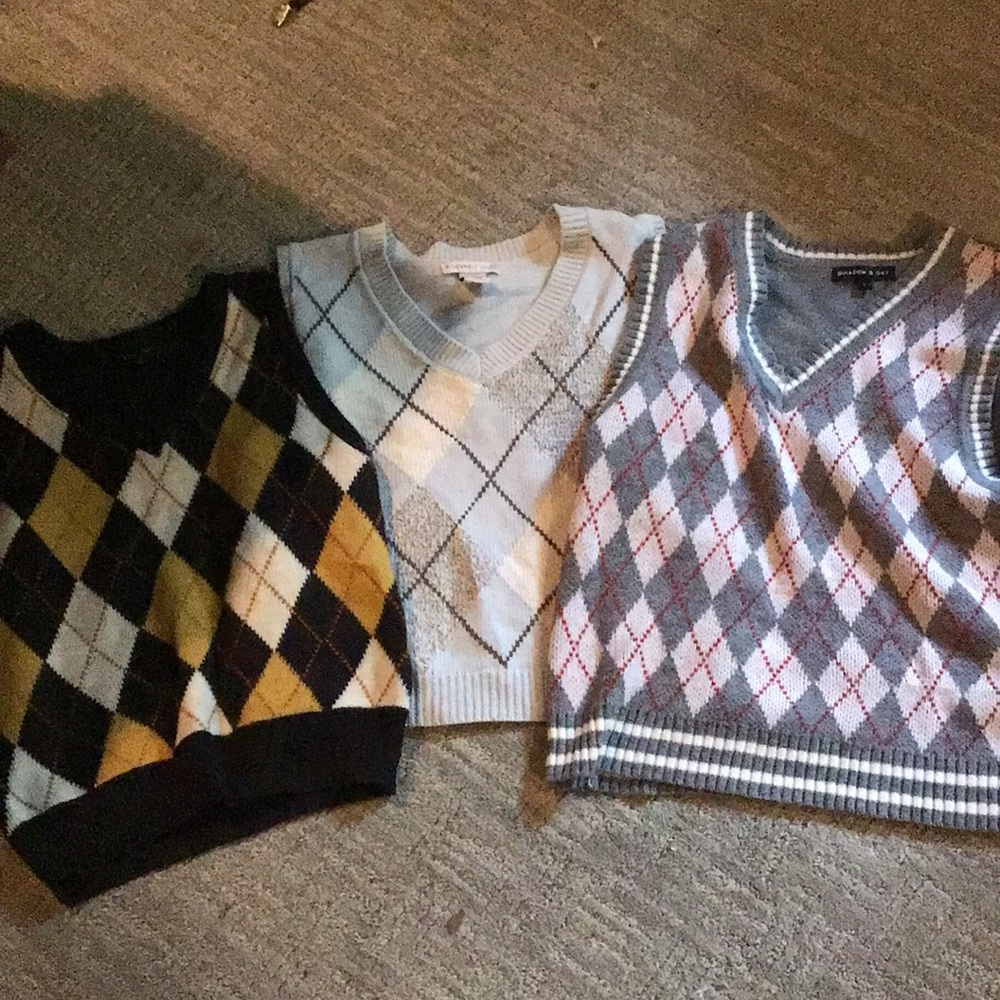 Sweater vests!